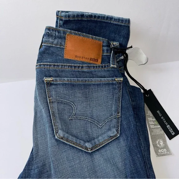 NWT Big Star - Kate Mid Rise Straight Jeans Sz 25 - Picture 8 of 8